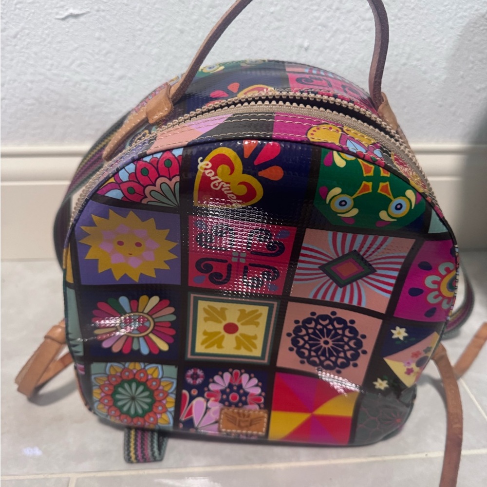 Colorful Patterned Backpack - image 1